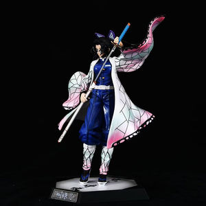 Figuras de anime de Kochou <span class=keywords><strong>Shinobu</strong></span>, nuevo estilo, 31cm, nueve pilares, columna de gusano de postura de pie, demonio asesino, 2023 - Product Image 2