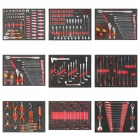 Servante d'Atelier Professionnelle Srunv à 7 Tiroirs avec Outillage Complet, Chariot à Outils Fabrication Allemande