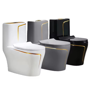 <span class=keywords><strong>2025</strong></span> hiện đại sanitarios inodoros <span class=keywords><strong>WC</strong></span> một mảnh vàng trắng màu phòng tắm nhà vệ sinh gốm Bát <span class=keywords><strong>WC</strong></span> dòng vàng phòng tắm hiện đại - Product Image 6