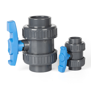 <span class=keywords><strong>2025</strong></span> sử dụng rộng rãi Trung Quốc phổ biến phụ kiện đường ống DIN ANSI tiêu chuẩn PN16 PVC đôi Công Đoàn bóng kiểm tra van PVC bóng van - Product Image 4