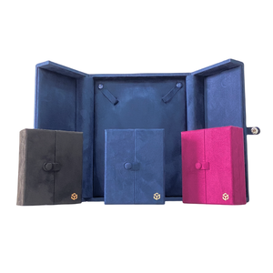 Caja de embalaje de joyería de collar grande de doble puerta para caja de cadena de collar grande - Product Image 4