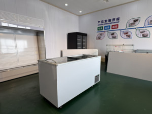 Congelatore Commerciale per Gelati con Coperchio Scorrevole in Vetro e LED Interno, Piccolo Congelatore a Pozzetto per Esposizione in Negozi <span class=keywords><strong>di</strong></span> Convenienza - Product Image 2