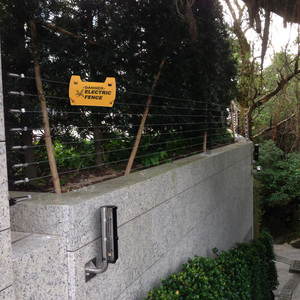 محيط أمان حيوانات المزرعة والماشية ، تركيب كهربائي مزدوج مطبوع لوحات علامات التحذير من المخاطر PP - Product Image 6