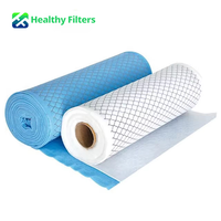 Rouleau de papier filtre HEPA H13, largeur 1,6 m x longueur 50 m, 70 g/m² ㎡   Média composite synthétique PP/PE pour la fabrication de filtres à air H11-H13