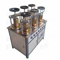 Aparato Automático para Prueba de Permeabilidad al Agua del Hormigón - Probador Autosellante de 6 Estaciones, Presión de 2MPa, Cumple con EN12390-8 e ISO 7031