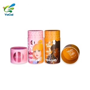 Boîte en carton kraft brun pour poudre de bougie, affiche, tube d'emballage, boîte cadeau en carton, pots ronds, emballage - Product Image 3
