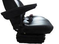 Siège de bateau marin réglable en PVC, suspension robuste, réglage de l'angle du dossier 35-170°, certifié CE, capacité 50-130 kg, 60 mm