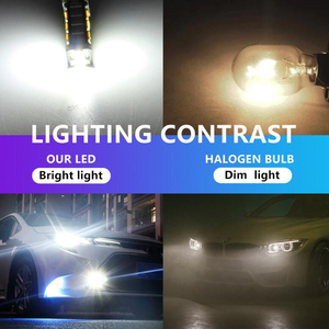 T15 W16W 906 922 bombilla LED Canbus <span class=keywords><strong>señal</strong></span> de coche luces de respaldo de estacionamiento inverso lámpara súper brillante 12V/24V 7000K blanco 4014 45SMD - Product Image 5