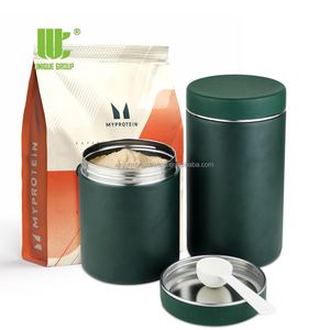 Recipiente Hermético de Acero Inoxidable 304 para Suplementos en Polvo y Almacenamiento de Nutrientes para Gimnasios y Deportes, Ideal para Marcas de Nutrición Deportiva - Product Image 1