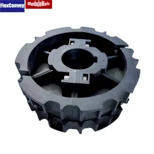 Industrial Nylon Gear Conveyor And Excavator Drive Tooth Plastic Wheel Chain Black Color Sprocket For Belt Conveyor