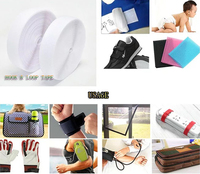 Sangle de sac d'école écologique, durable, réglable, élastique, auto-adhésive avec fermeture auto-agrippante