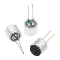 Capsule de microphone à condensateur électret 5*6mm avec cache-micro, microphone de capture sonore