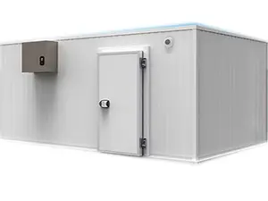 Unidad de almacenamiento de frío de bajo coste, almacén de refrigeración con equipo de refrigeración de congelación para carne
