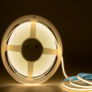 <b>COB</b> Low Voltage <b>LED</b> <b>Strip</b> 256 <b>LEDs</b> Flexible Self-Adhesive Spotless Tape Light Decorative Lighting for Under Cabinet - Product Image 1