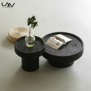 Appartamento Villa soggiorno <span class=keywords><strong>tavolino</strong></span> in <span class=keywords><strong>legno</strong></span> massello Set mobili <span class=keywords><strong>ceppo</strong></span> d'albero Design moderno Hotel Cafe <span class=keywords><strong>tavolino</strong></span> - Product Image 1