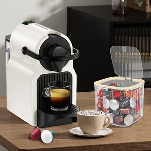 <b>Small</b> Plastic Food <b>Storage</b> Organizer Bins Coffee Pod Holder Lid with Kitchen Cabinet Organization Pantry Kitchen Cabinet - Product Image 2