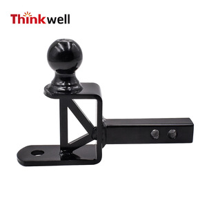 Thinkwell <b>ATV</b> <b>UTV</b> Trailer Hitch Ball Mount Steel 2 Inch Receiver Tow Bar For Polaris Utility Vehicle - Product Image 1
