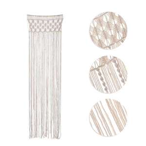 Producto terminado transfronterizo INS nórdico tejido a <span class=keywords><strong>mano</strong></span> portavelas borla decoración cuerda de algodón tapiz DIY decoración del hogar - Product Image 3