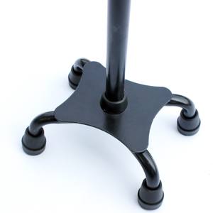Base de canne avec quatre pieds en caoutchouc, support réglable en alliage d'aluminium pour bâton de marche et bâton de randonnée - Product Image 1