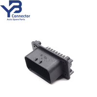 Connecteur AMP mâle 23 broches étanche en cuivre YBADDVANCE IP66 TE Connectivity 12A 12V noir pour câblage automobile 770669-1