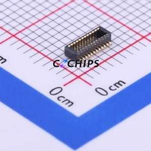 DF40C-20DP-0.4V(51) Board-to-Board & Backplane Connector SMD,P=0.4mm Connector 0.4mm Vertical Mount 2 300mA - Product Image 1