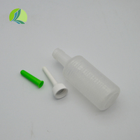 Pharm 60ml 120ml LDPE plastique lavement bouteille bouchon à vis sérigraphie soins personnels santé usage domestique emballage de Logo personnalisé