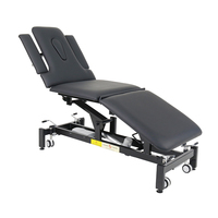 Table de physiothérapie à 5 sections pour la science du sport et la réadaptation, table de massage électrique à levage, table de décompression spinale, canapé d'ostéopathie