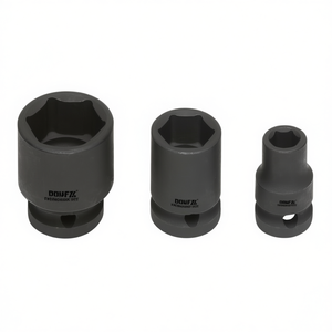 Jeu de clés à douille à chocs Fervi, 3 pièces, métriques, à embout hexagonal - Product Image 2