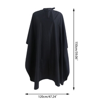 Cape de coiffure imperméable pour coupe de cheveux, tablier de barbier, cape de coiffeur
