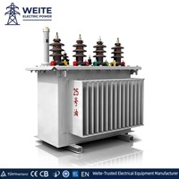Transformateur triphasé S13 800 KVA 10 KV immergé dans l'huile, sortie 400V, fréquence 50/60Hz pour les réseaux électriques des parcs éoliens en Ouzbékistan