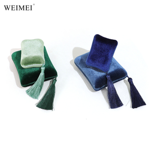 WEIMEI Luxury Custom Logo Jewelry <b>Gift</b> <b>Box</b> New Design Korean Velvet Packaging Tassels Jewelry Packaging <b>Box</b> for <b>Earring</b> - Product Image 6