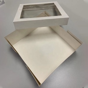 Popular and Common Use Recyclable Cake <b>Box</b> with Embossing and Separate Lid and <b>Box</b> - Product Image 3