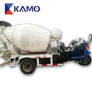 Truk Trailer efisiensi operasi tinggi Mixer beton memuat sendiri truk pengaduk beton semen pemuatan sendiri - Product Image 3
