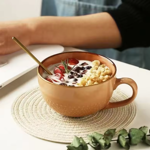 700ml Stoneware Ceramic Coffee <b>Mug</b>-<b>Reusable</b> Food-Safe Dishwasher Safe Custom Logo/Design/Color Business Gifts Office Home Use - Product Image 2