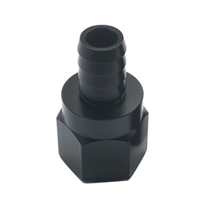Conector de manguera An10 a 12, adaptador de línea de combustible hexagonal de aleación de aluminio, pieza automotriz negra de 46 mm de longitud - Product Image 4