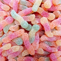 Vente en gros de bonbons gélifiés halal en vrac, friandises fruitées et bonbons acidulés