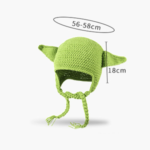 Tùy Chỉnh Mùa Đông Đan Mũ Vui Phim Hoạt Hình Thiết Kế Cao Móc Dành Cho Người Lớn Trẻ em' Mũ Tay Vẽ Cảnh Đi Xe Đạp Ngoài Trời Đi Xe Đạp - Product Image 2