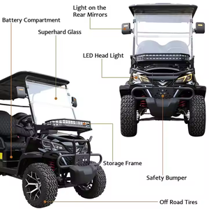 TongCai Tailor Made Golf Cart 4 Seater <b>72v</b> Aluminum Frame Quick Charge <b>Battery</b> LED Headlights Affordable Club 2 4 6 Seater Chine - Product Image 5