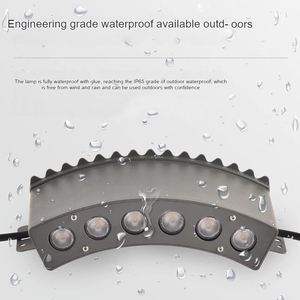 Palme Ring Licht RGB Farbwechsel IP65 Wasserdicht im Freien für Park Garten Landschaft Pole Post Coconut Tree Beleuchtung - Product Image 4