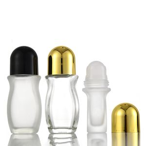 Wholesale Personal Care Empty Round Glass <b>Roller</b> Bottles Essential Oil 30ml 50ml <b>Large</b> Roll on Glass <b>Roller</b> Ball Perfume Bottles - Product Image 2