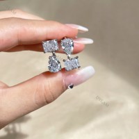 Dyslam – bague de mariage minimaliste Kardashian en argent Sterling 925, Zircon cubique 8A