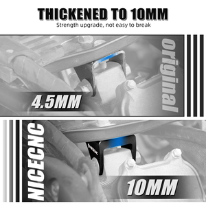 NICECNC pour Yamaha <span class=keywords><strong>Raptor</strong></span> <span class=keywords><strong>700</strong></span>/R/RSE Support de fixation du <span class=keywords><strong>moteur</strong></span> Kit de protection ATV pour Yamaha <span class=keywords><strong>Raptor</strong></span> 700R 2008 # 1S3-21316-10-00 - Product Image 2