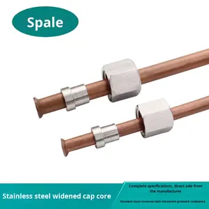 304น๊อตสแตนเลสพร้อมเกลียวภายในบานความดันต่ำอุปกรณ์เสริมกระดิ่งปากท่อทองแดงบูชน็อตหกเหลี่ยม - Product Image 5