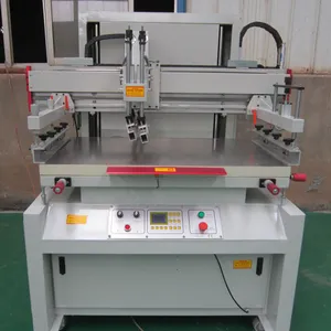 Made in China electric driven flat jute bag silk screen printing machine semi automatic screen printer