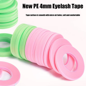 10 Piezas de Cinta Microporosa para Pestañas de 4 mm de Ancho, Cintas para Extensión de Pestañas de PE Transpirables, Ecológicas, Fáciles de Rasgar, Herramientas de Maquillaje para Champú de Pestañas - Product Image 2