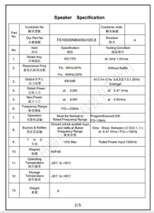 8 ohm 5 Watt Micro loa với 1m dây dẫn 100*45 mét khoang loa với hộp 4 ohm 5 Watt Micro loa với hộp - Product Image 6