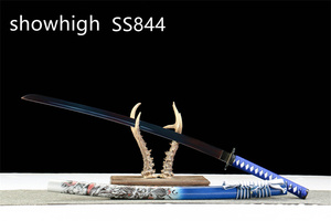 Espada Katana Morada <span class=keywords><strong>Drgon</strong></span> Funcional Hecha a Mano de Alta Calidad, Hecha de Bambú para Colección de Cosplay SS844 - Product Image 5