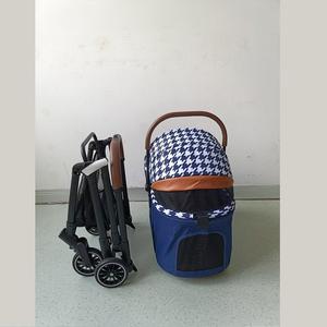 Складная прогулочная коляска для животных с двойным слоем, современная, с алюминиевой рамой, для собак и кошек, для пробежек, для мелких/средних питомцев, напрямую от производителя - Product Image 6