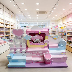 Rak Display Mainan Gaya Modern Desain Pabrik, Promosi Kustom PVC, Rak Display Mainan Trendy untuk Iklan, Model Lantai - Product Image 1