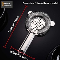 Shaker à cocktails en bambou de style japonais avec filtre séparateur en forme de croix pour glace